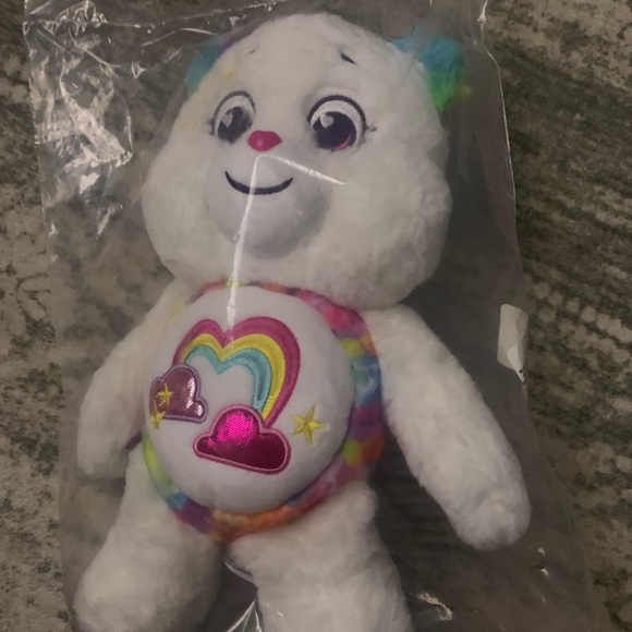 NEW- CARE BEARS TRUE FRIENDS BEAR  Rainbow Plush Bear by Care Bears - Picture 8 of 9